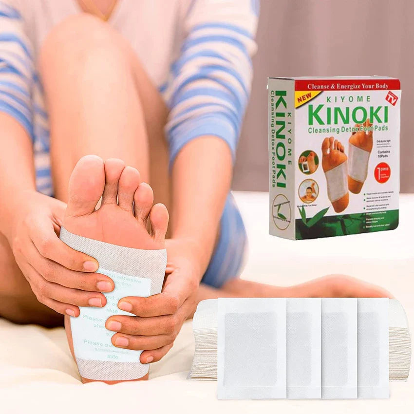PARCHES  DETOXPIES KINOKI- ¡Elimina toxinas mientras duermes!