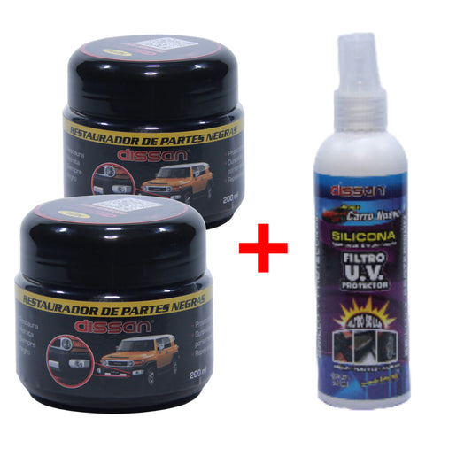 ✨ KIT PROMO: 2 Restauradores con 30% OFF + Silicona 200ml GRATIS