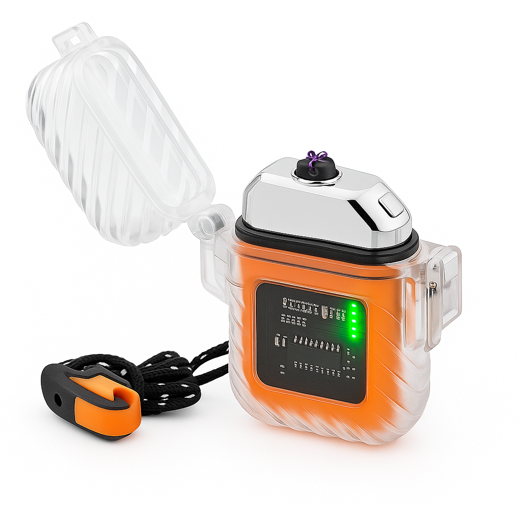 Encendedor Impermeable Transparente