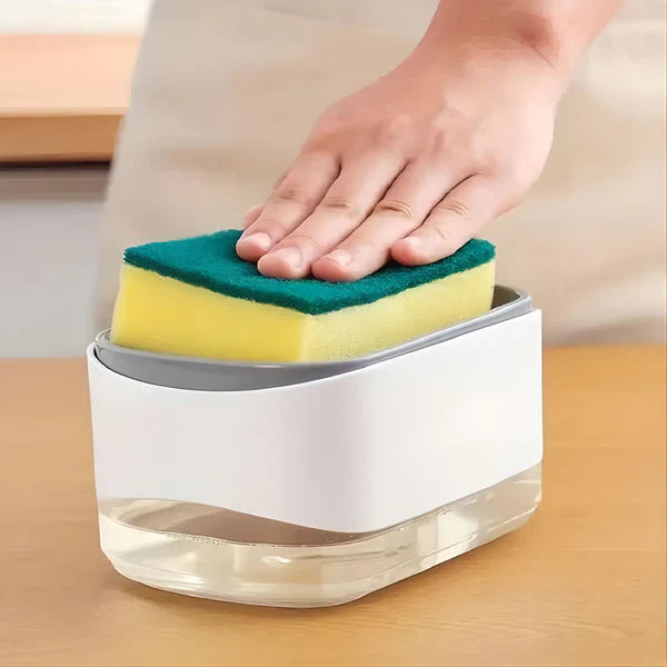 Dispensador de Jabón con Soporte Esponja
