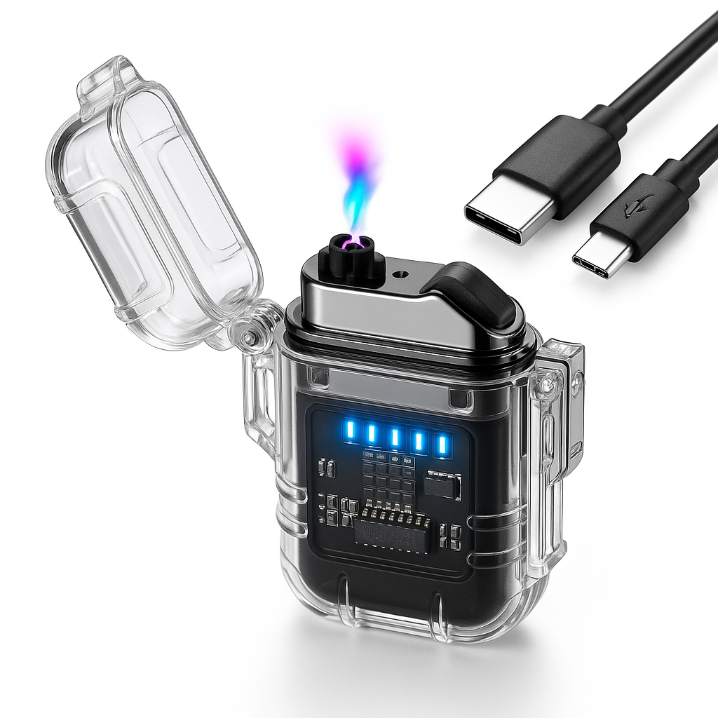 ENCENDEDOR IMPERMEABLE CON LINTERNA LED