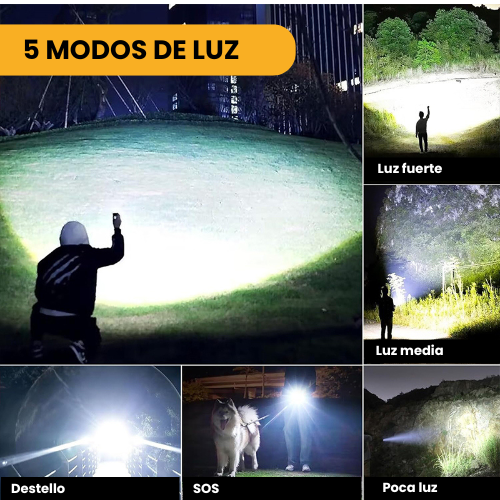 Linterna largo alcance P50 T9