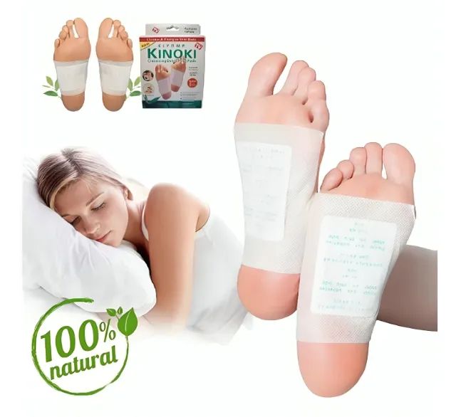 PARCHES  DETOXPIES KINOKI- ¡Elimina toxinas mientras duermes!