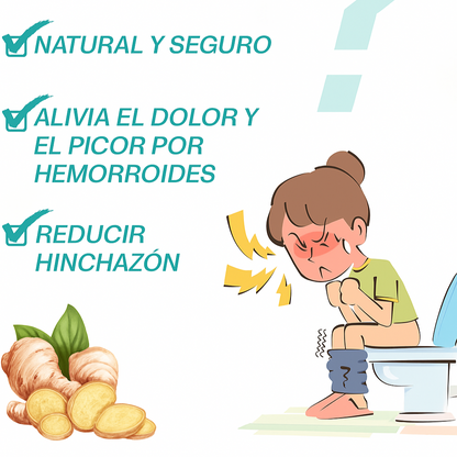2 x CREMA HERBAL PARA HEMORROIDES  - ¡ALIVIO INMEDIATO DEL DOLOR!