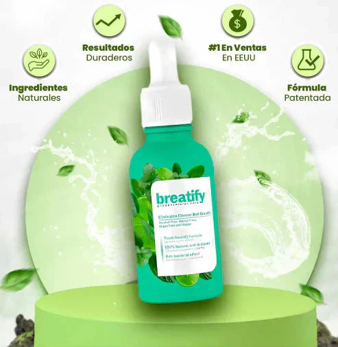 BREATIFY – ¡Compra y 1 llevate 2!  La Solución Rápida contra el Mal Aliento -  35%OFF