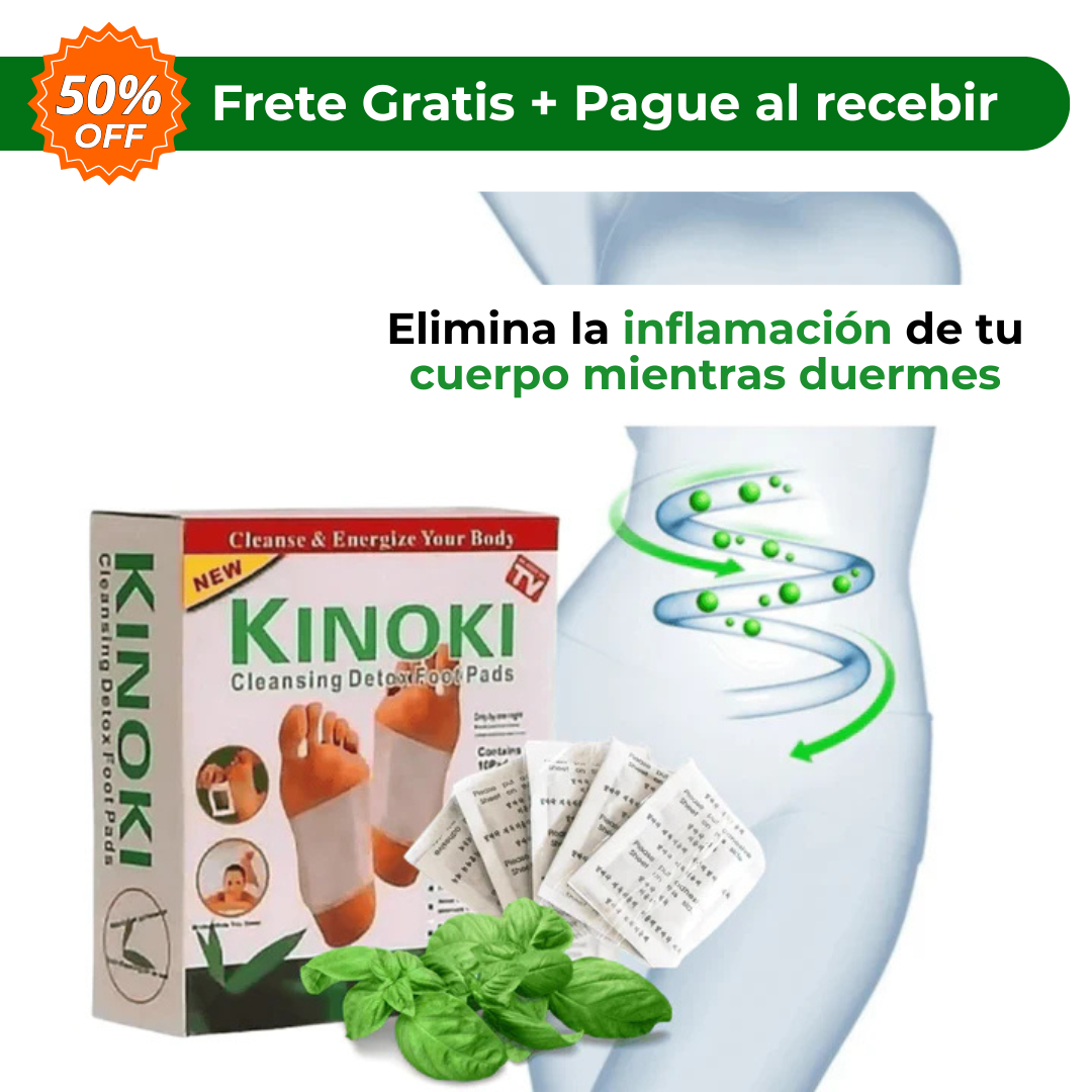 PARCHES  DETOXPIES KINOKI- ¡Elimina toxinas mientras duermes!
