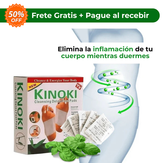 PARCHES  DETOXPIES KINOKI- ¡Elimina toxinas mientras duermes!