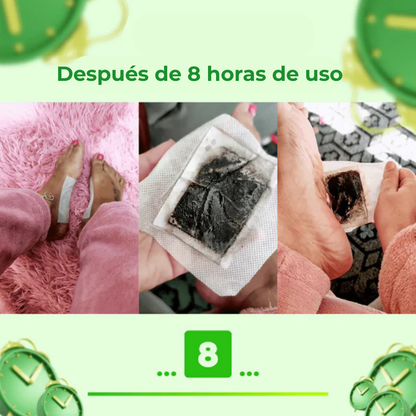 PARCHES  DETOXPIES KINOKI- ¡Elimina toxinas mientras duermes!