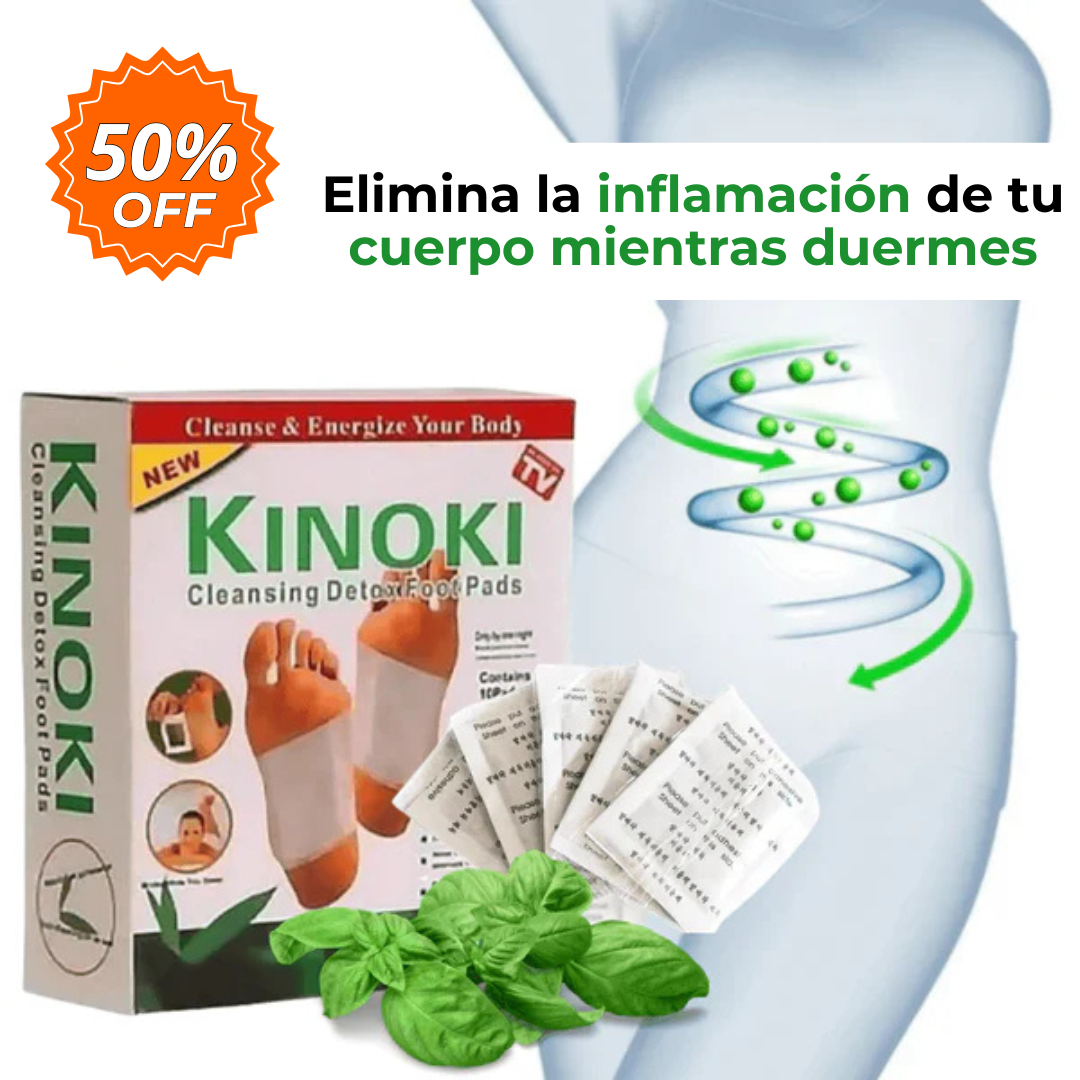 PARCHES  DETOXPIES KINOKI- ¡Elimina toxinas mientras duermes!